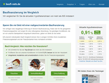 Tablet Screenshot of baufi-netz.de